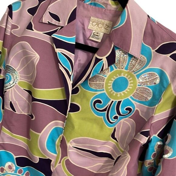 Cache Vintage Women’s Fitted/Sequined Short Jacket - Picture 16 of 16